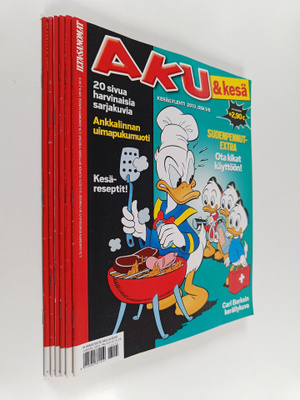 Ilta-sanomat Aku Ankka keräilylehti 1-6 : Aku & kesä ; Ak...