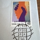 Kuori Suomi 1995 YK:n päivä erikoisleimalla LAPOEX `95 - pikkukuva 2