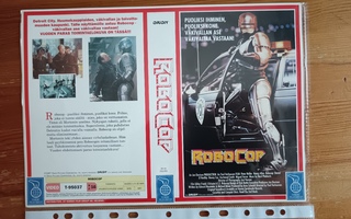 Robocop vhs kansipaperi setti 4kpl