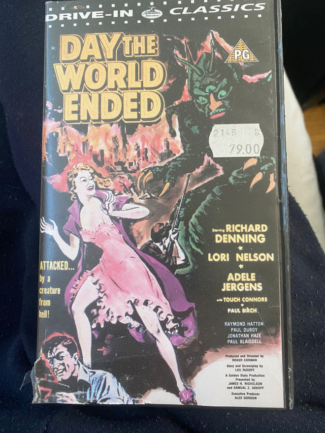 Day the World Ended 1955 VHS Roger Corman