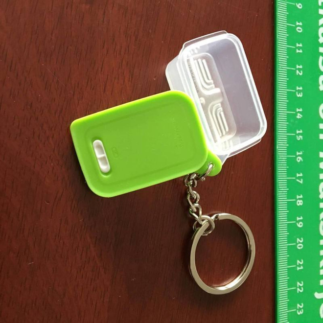 tupperware avaimenperä VentSmart lime vihreä