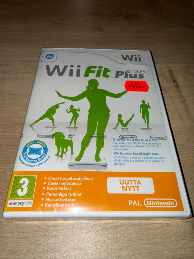 Wii Fit plus Nintendo Wii NiB SWF avaamaton