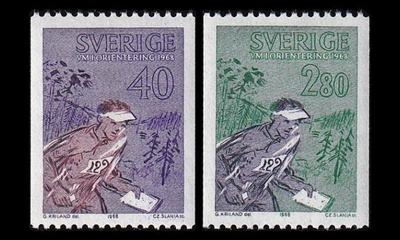 Ruotsi 616-7 ** Suunnistuksen MM-kilpailut (1968)