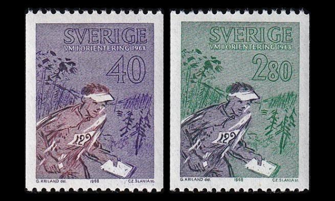 Ruotsi 616-7 ** Suunnistuksen MM-kilpailut (1968)