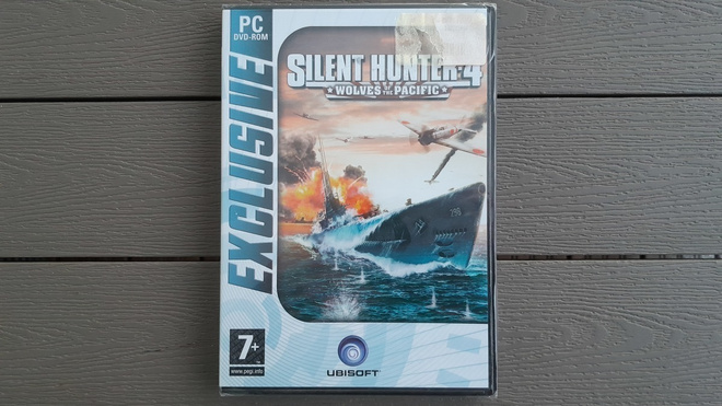 PC DVD: Silent Hunter 4: Wolves of the Pacific peli.  UUSI