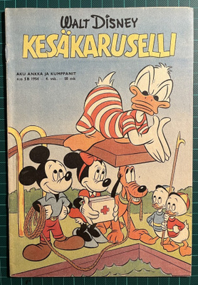 Aku Ankka 1954, no. 5B Kesäkaruselli