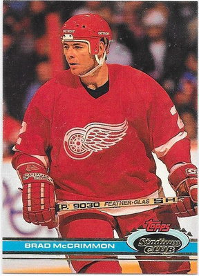 1991-92 Stadium Club #14 Brad McCrimmon Detroit Red Wings
