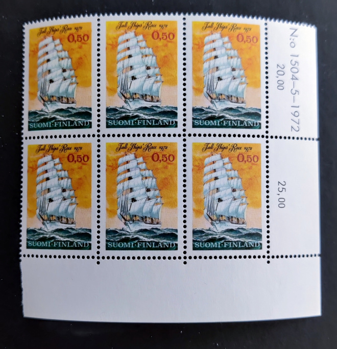 1972 Koulupurjelaivat numerokuusilo **