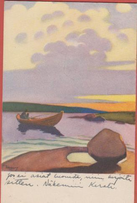 Martta Wendelin Onkija veneessä Hy 632 R4