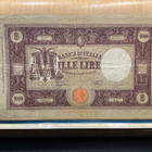 Mille Lire 24*14 cm ISO seteli Italiasta 1942 - 1943 - pikkukuva 1