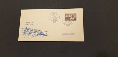 FDC Suomi 1955 Oulu, EL