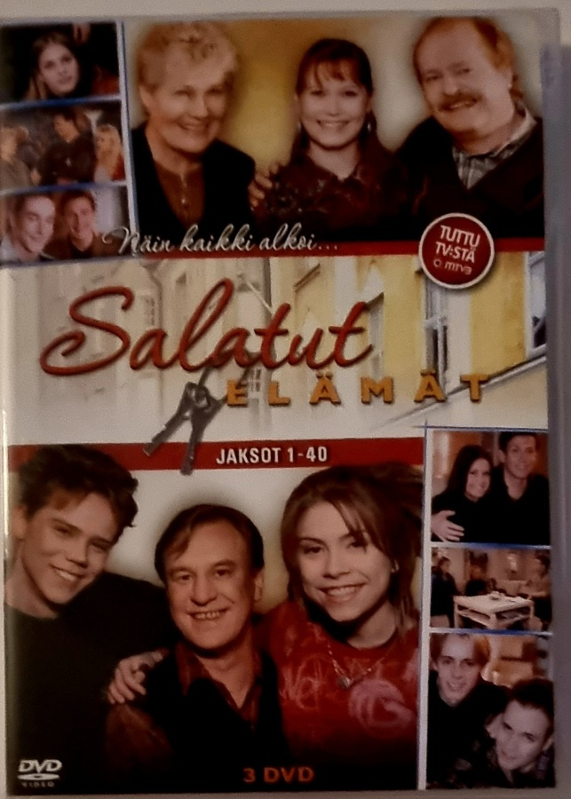 SALATUT ELÄMÄT, JAKSOT 1-40 DVD (3 DISC)