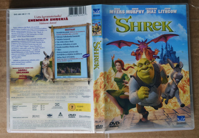 Shrek 1 suomijulkaisu DVD