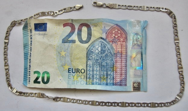VANHA Kaulaketju Hopeaa 925 Italia KOMEA