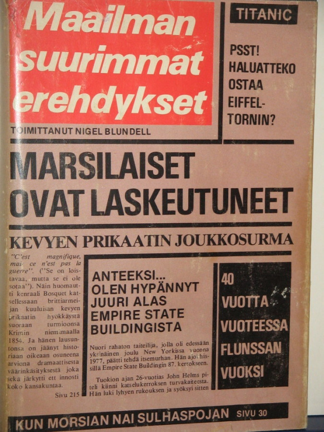 Nigel Blundell : Maailman suurimmat erehdykset
