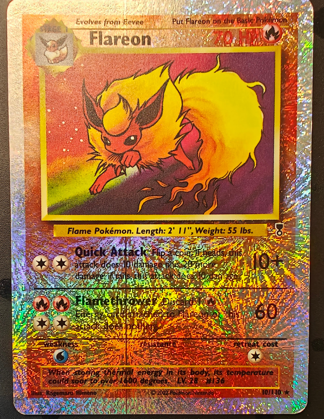 Flareon Legendary Reverse Holo