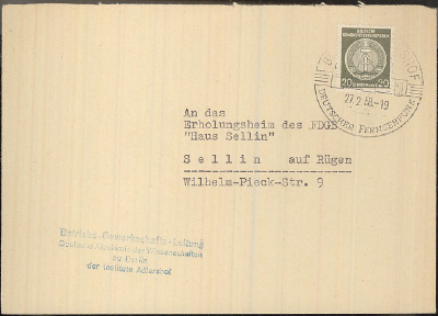 DDR Dienst Mi 37 kirje