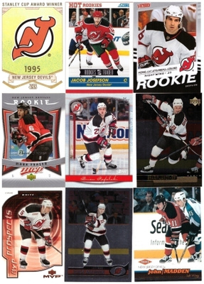 9 x NEW JERSEY DEVILS Erikois/Parallel RC ym. kortteja