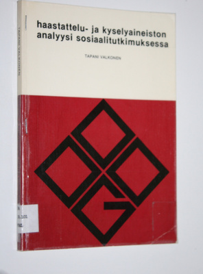 Tapani Valkonen : Haastattelu- ja kyselyaineiston analyys...