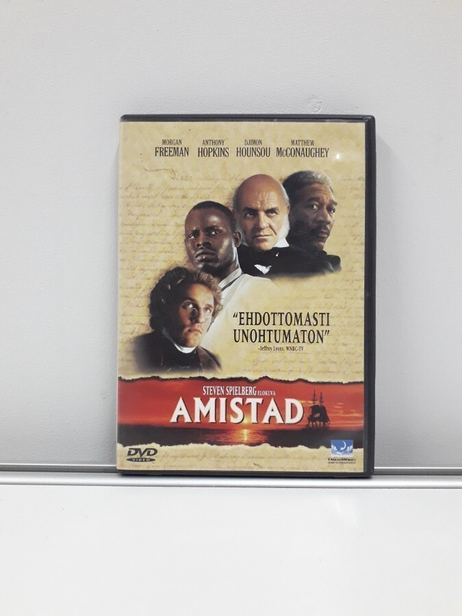 Amistad (Freeman, Hopkins, Spielberg, dvd)