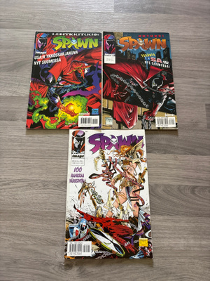 Spawn sarjakuvat 3 ensimmäistä Suomessa julkaistua