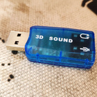 USB 5.1 3D äänikortti - 3,5 mm kuuloke ja mikrofoniliitäntä - pikkukuva 1