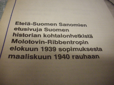 35 kpl ESS -lehden etusivuja TALVISODAN ajalta