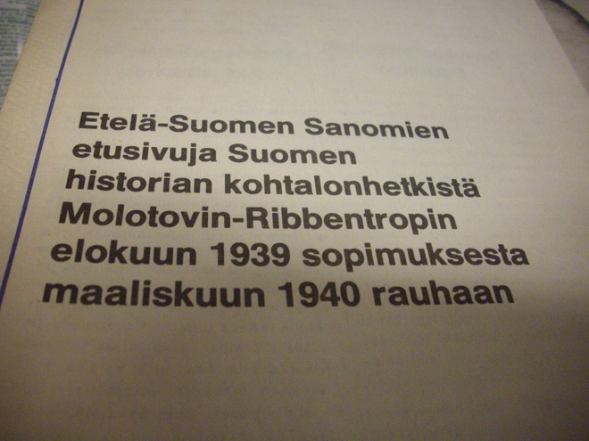 35 kpl ESS -lehden etusivuja TALVISODAN ajalta