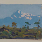 A.Gallen-Kallela-Kenia vuori 1909-KULKEMATON KORTTI - pikkukuva 1