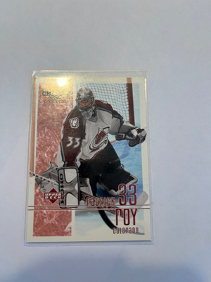 2001-02 UD Playmakers Patrick Roy #26