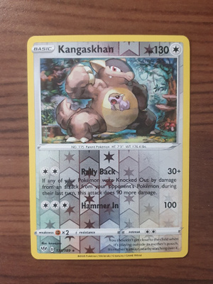 Pokemon Kangaskhan 133/189 Reverse holo rare
