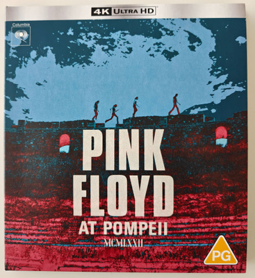 Pink Floyd at Pompeii MCMLXXII 4K UHD blu ray