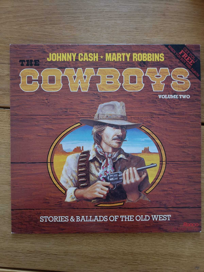 AUCTION - JOHNNY CASH MARTY ROBBINS VOLUME 2 LP