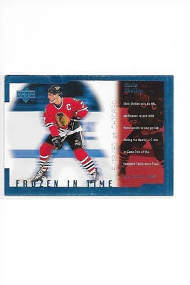 1998-99 UD Frozen in Time #FT21 Chris Chelios Chicago