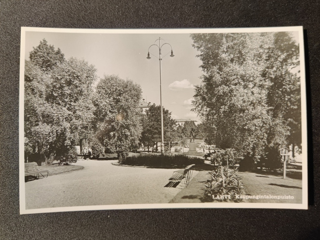 VANHA Postikortti Lahti 1950-l Alkup.Mallikappale