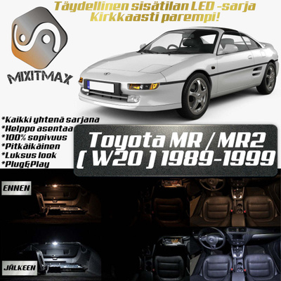 Toyota MR2 (W20) Sisätilan LED-sarja 7-osainen