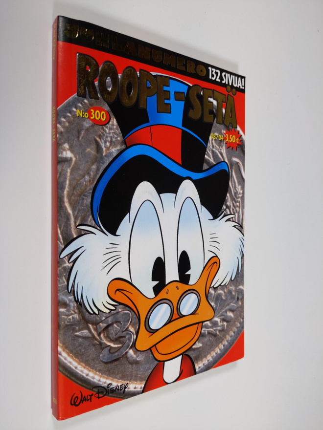 Walt Disney : Roope-setä  nro 8/2004 : Juhlanumero 300.