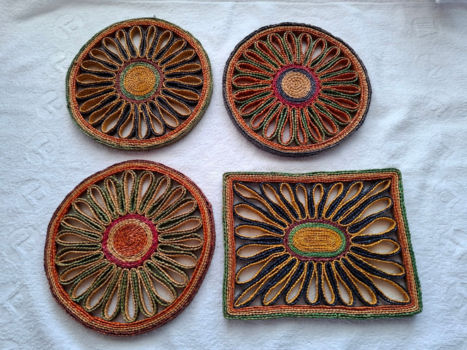 Vintage pannunalunen 1970-luku x 4 kpl.