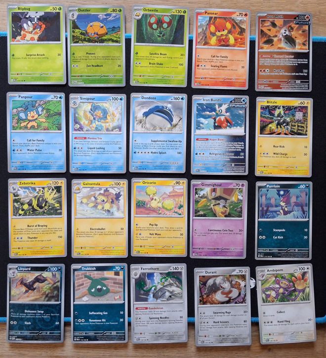 Pokemon kortit 20kpl (#52 Paradox Rift)