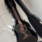 Fender F-1020 SCE BLK akustinen kitara musta - pikkukuva 1