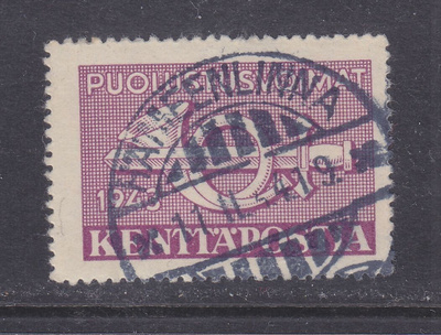 kenttäpostimerkki loistoleimalla.