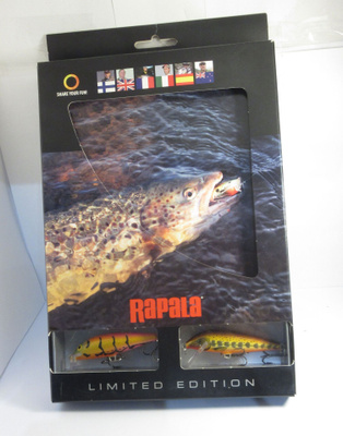 Rapala Taimen kirja 2kpl vaappuja limited edition