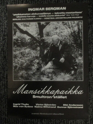 Mansikkapaikka (Ingmar Bergman, 1957) vanha elokuvajuliste