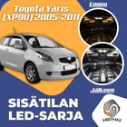 Toyota Yaris (XP90) Sisätilan LED-sarja 8-osainen - pikkukuva 1