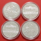 4 kpl 1 oz 999 Philharmoniker hopea rahaa (KD31) - pikkukuva 1