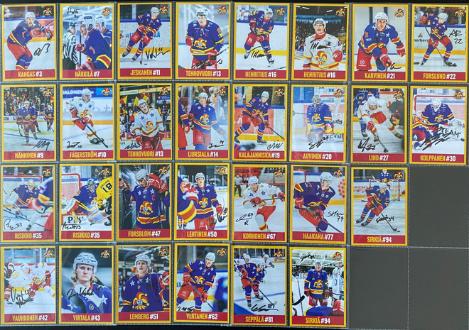 23-24 Jokerit Team Issue nimikirjoituksella PÄIVITETTY