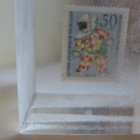 Paperipaino akryyliä postimerkki sisällä 1970 - pikkukuva 3