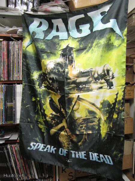 RAGE  - SPEAK OF THE DEAD KANGAS SEINÄLIPPU
