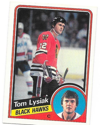 1984-85 OPC #39 Tom Lysiak Chicago Blackhawks