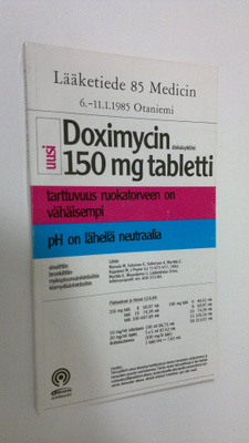 Lääketiede 85 Medicin 6.-11.1.1985 Otaniemi : Ohjelma, nä...